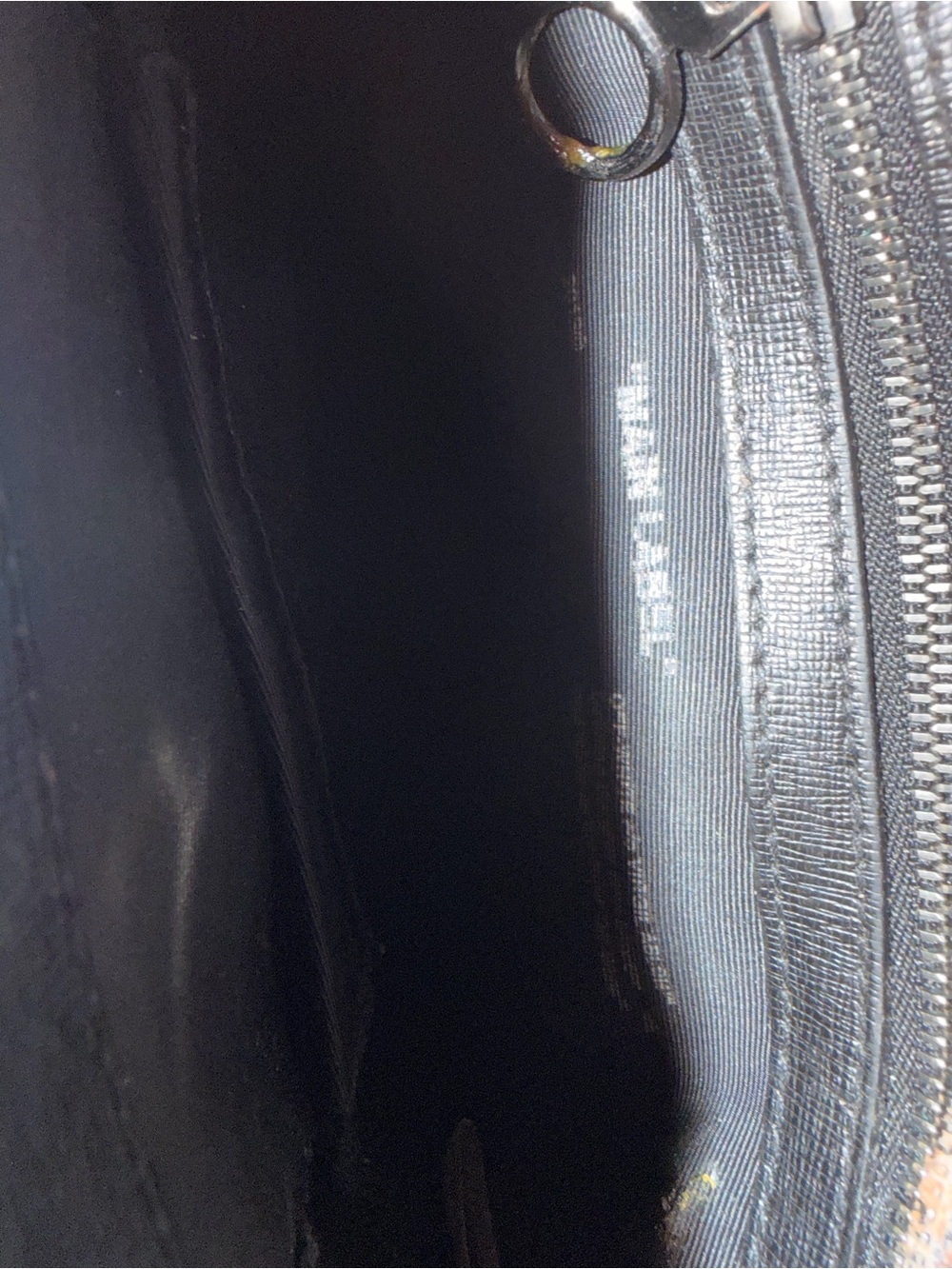 Off-White Black Leather Crossbody Messenger with Small Logo Plaque - Picture 3 of 3